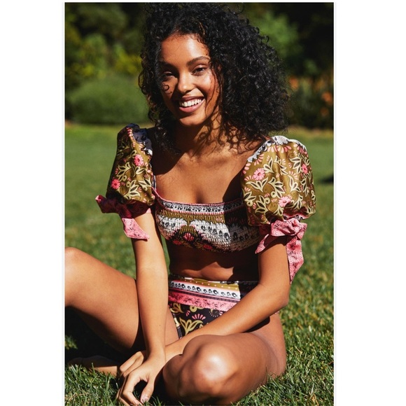 Agua Bendita Other - Agua Bendita Eileen Puff Sleeve Top.